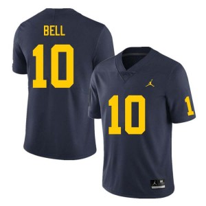 #10 Kendrick Bell University of Michigan Navy Men's Jersey 2025 College Football 614878-325